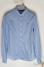 Tommy Hilfiger Bluse Hemd Baumwollbluse elegant Blau Gr. 36 / US 4 , wie Neu