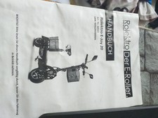 Rolektro E-Joy 20 Schwarz faltbar E-Scooter EU-Straßenzulassung E-Roller