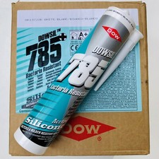 DOW CORNING 785+ bakterienresistent Sanitär SILIKON Dichtmittel WEISS (24ER BOX)