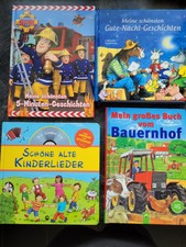 Kinder Bücher+Spiele u. a. Feuerwehrmann Sam,Memory,Puzzle, Lieder+CD, Bauernhof