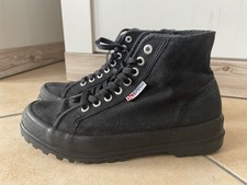 SUPERGA    ALPINA   SNEAKER HIGH    FULL BLACK    GRÖßE 40