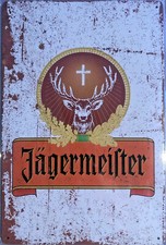 Blechschild Jägermeister 20x30cm Bar Deko Restaurant Party Retro Vinatge Neu OVP