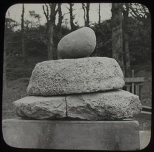 Glas Magic Laterne Rutsche FUNDE GRUBE WOHNUNG PORTH C1930 FOTO CORNWALL  