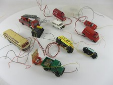 1:87 Modellauto-Konvolut mit Beleuchtung, gebraucht und defekt, für Bastler