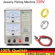 Galvanisiermaschine Galvanik Galvanisier-Gerät Jewelry Plating Machine 220V 3A 