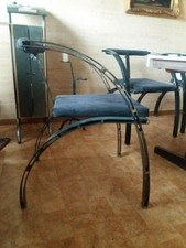 Stühle Design Einzelstücke Handarbeit Esszimmer Metallstühle