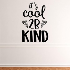Es ist cool 2b Art Wandaufkleber Abziehbild Zitat Inspirierend Raumgestaltung
