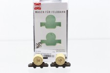H0f Busch Feldbahn 12213 Güterwagen mit zwei Papierrollen boxcar  DC OVP K76