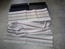 6 Schaumstoffmatten 35cm x 35cm & 2 Stoffbahnen 48,5cm x 158,5cm, Auflage Stuhl