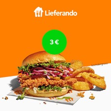 lieferando 3€ gutschein online einlösbar ab 8€ - schnellversand :)