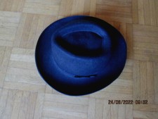 Filzhut Herren, schwarz, 58 cm