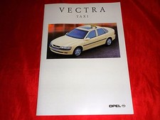 OPEL Vectra B Limousine Taxi Prospekt Brochure Depliant Folleto von 1996