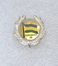 Alte Fußball - Ehrennadel -  Anstecknadel,  Hannover 96,glasiert