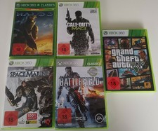 XBox 360 Spiele Sammlung - 5 x XBox 360 Spiele (Halo 3 & GTA V,...) USK 18