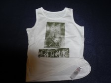 Blinder Hund Rescue UK weiss Hand Printed Weste Größe 5-6 Jahre