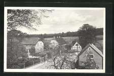 AK Ullersdorf, Gasthof Schmiede-Schänke mit Nachbarschaft 