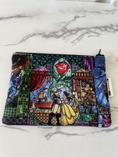 Disney Die Schöne und das Biest Stoff Tasche Geldbörse - Buntglas Bild