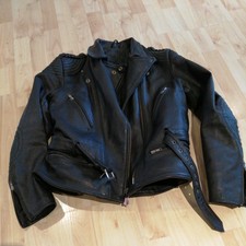 Hein Gericke Lederjacke Motorrad Motorradlederjacke Gr. 44 L Damen Jacke schwarz