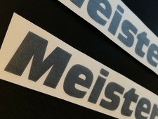 Goebel Meister Mofa Moped Aufkleber Schriftzug Tankaufkleber Seitendeckel