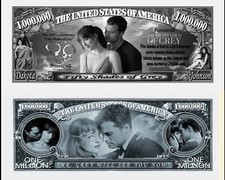 50 Shades Of Grey Geldschein Million Dollar US ! Kino Christian Dornan Erotik Sm