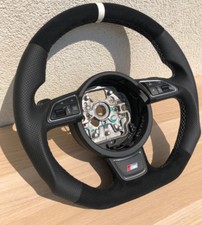 Tausch Abgeflacht S-line ALCANTARA lenkrad AUDi A1 A6 A7 4G0  Multi Mit DSG