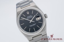 Rolex Datejust Oysterquartz 17000 Rare Black Tritium Dial Stahl 36mm