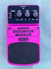 Behringer dm100 Distortion Modeler Rat ds-1 MXR Plus seltene Gitarre Effekt Peda