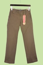 Tommy Hilfiger Denim Rena Damen braun Chino Low Waist Hose Größe w26/l32