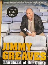 Sporen Legende Jimmy Greaves signed "Herz des Spiels" Buch-UACC-Dealer