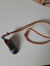 lederkette mit anhänger damen