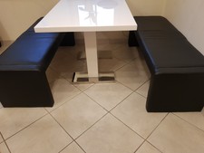 Esstisch Küchentisch Tisch mit 2 Bänken