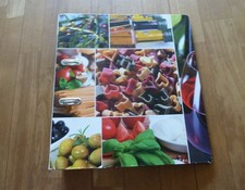 Ordner DIN A4, Aktenordner-7,5 cm breit-für Kochrezepte Motiv Lebensmittel-