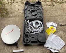 Camping Wohnmobil mobile Sat Anlage LNB HD Receiver Strong Fernbedienung SET