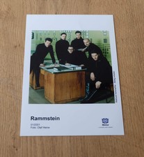 Rammstein Promo Foto Januar 2001 Mutter Rosenrot Mein Land Teil Herz brennt R+