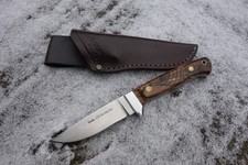 LINDER Solingen Hunter ATS 34 Buche stabilisiert Jagd Bushcraft Outdoor Messer