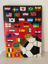 Coole Zeichen-Mappe in A3 Fußball- und Flaggen Motiv mit Gummiband verschließbar