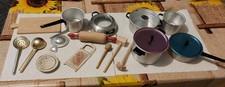 DDR Puppen Geschirr Alu Kochtopf Töpfe Kinder Spielzeug Kochen 