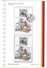 Bund 1997: Block 41: Mi. Nr. 1947: ETB 32A, 32B, 32C/1997: Tag der Briefmarke