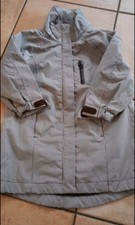 H&M Mädchen Übergangsjacke Mantel Kariert grau weiß Gr. 92