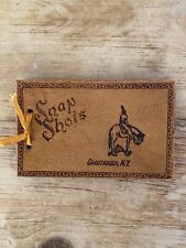 VINTAGE 1940er SCHNAPPSCHÜSSE FOTOALBUM - CHAUTAUQUA, N.Y. (Nr.O.S.) Native American