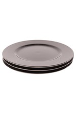 ESCHENBACH Tellerset schwarz Ø 26 cm Speiseteller Keramik 