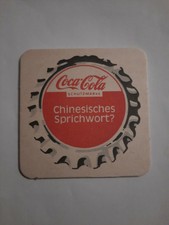 Bierdeckel Chinesisches Sprichwort - Coca Cola 