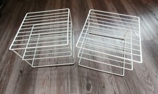 Schrankeinsatz mit 2 Etagen Tellerregal Tellerhalter Teller Regal Küchenregal 2x