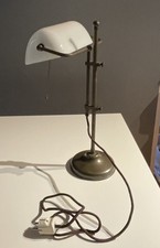 Berliner Lampe Banker's Tisch Leuchte Art Deco Schreibtischlampe Lamptique antik
