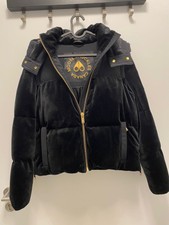 Moose Knuckles Jacke  Designer Pelz Daunenjacke Dunkelblau Neu Frauen Damen 