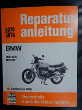 Reparaturanleitung BMW R80 G/S, R80 ST, Bucheli 5078 -5079 ab Baujahr 1980 