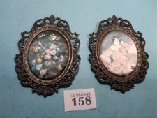 Vintage Rahmen x 2 ovale Rahmen