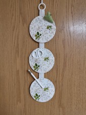 Scherentasche Organiser Utensilo Schere Zubehör Nähzimmer beige/grün