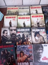 16 x DVD`s,  Sammlung Konvolut diverse,4xRambo,10x walking dead  2xlast Kingdom 