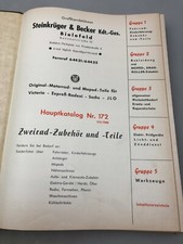 Moped Zweirad Ersatzteile Katalog Steinkrüger Bielefeld 1960 Original Oldtimer 